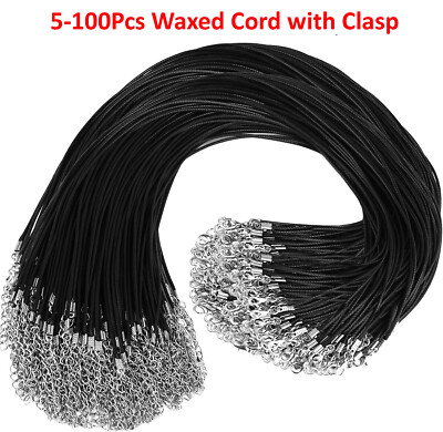 necklace chain 20 inch leather cord necklace