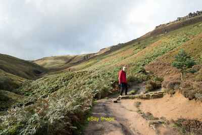 Foto 12x8 unten Grindsbrook Clough Grindsbrook Stand Richtung Nordwesten al c2021