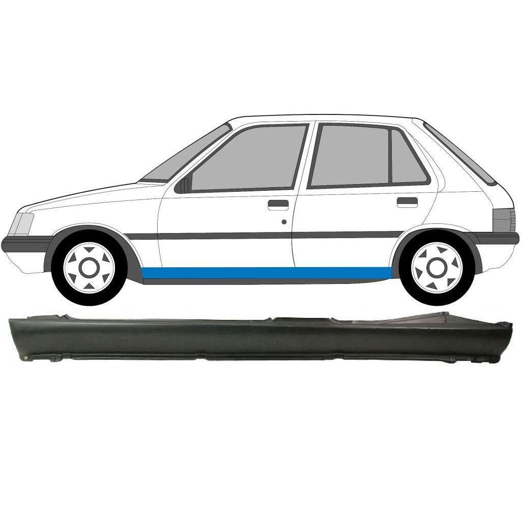 PEUGEOT 205 1983-1998 5 DOOR FULL SILL REPAIR PANEL ROCKER PANEL / LEFT LH