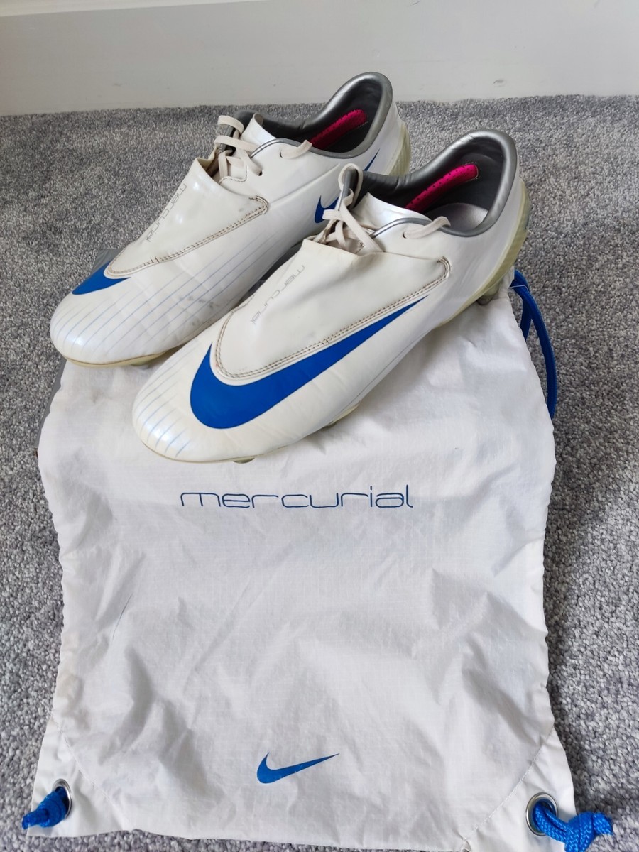 Nike Mercurial Vapor IV SG Football Boots Size 11 White Made in