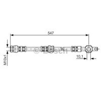 Bosch Bremsschlauch Bremsleitung Vorne FüR Mazda 626 III Hatchback II