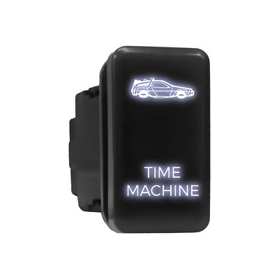 TIME MACHINE - LED Push Button Replacement for TOYOTA (1.54 x 0.83 in) White