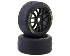 2x Pro-Line GoodYear Eagle NASCAR 2.9&rdquo; Belted Tires Black 17mm Wheels Infraction