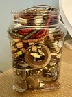 Mystery Jewelry Jar Costume Jewelry 25+ Pieces Vintage to Now All Wearable
