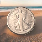 1917-D Obverse Walking Liberty Silver Half Dollar Rare *29