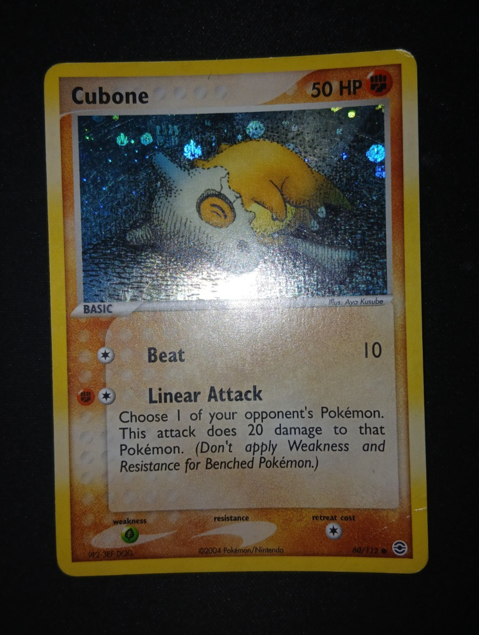 Pokemon Cubone 60/112 Ex FireRed & LeafGreen - Reverse Holo Rare ENG Kusube