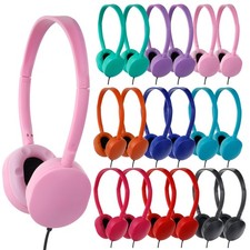 Headphones Bulk 18 Pack for Classroom School,Wired Headphones for Student Boy...