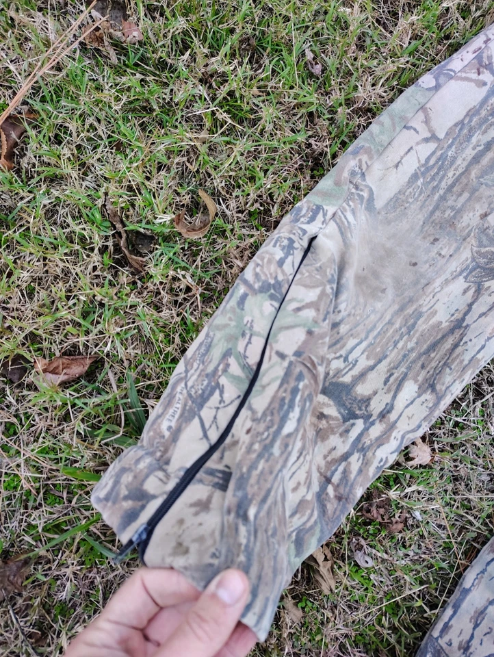 Mono camuflado Liberty vintage para hombre L (42-44) verde realtree forrado caza Foto 3 de 4