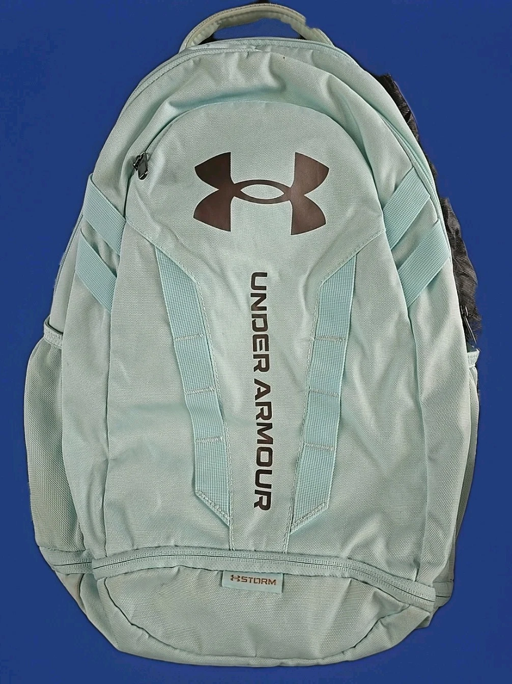 UA Hustle 6.0 Backpack Stream/Blue Silver One Size