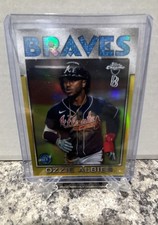 2021 Topps Chrome Ben Baller - 1986 Ozzie Albies #86TB-22 Gold Refractor 29/50