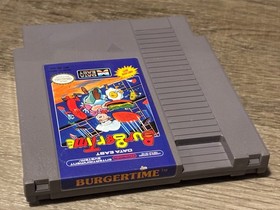 BurgerTime Nintendo Nes Cleaned & Tested Authentic