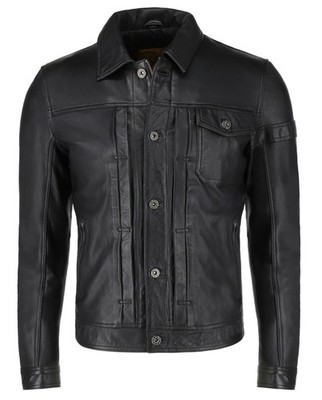 Men s Motorcycle Biker Cafe Racer Antique Brown Soft Real Leather Jacket