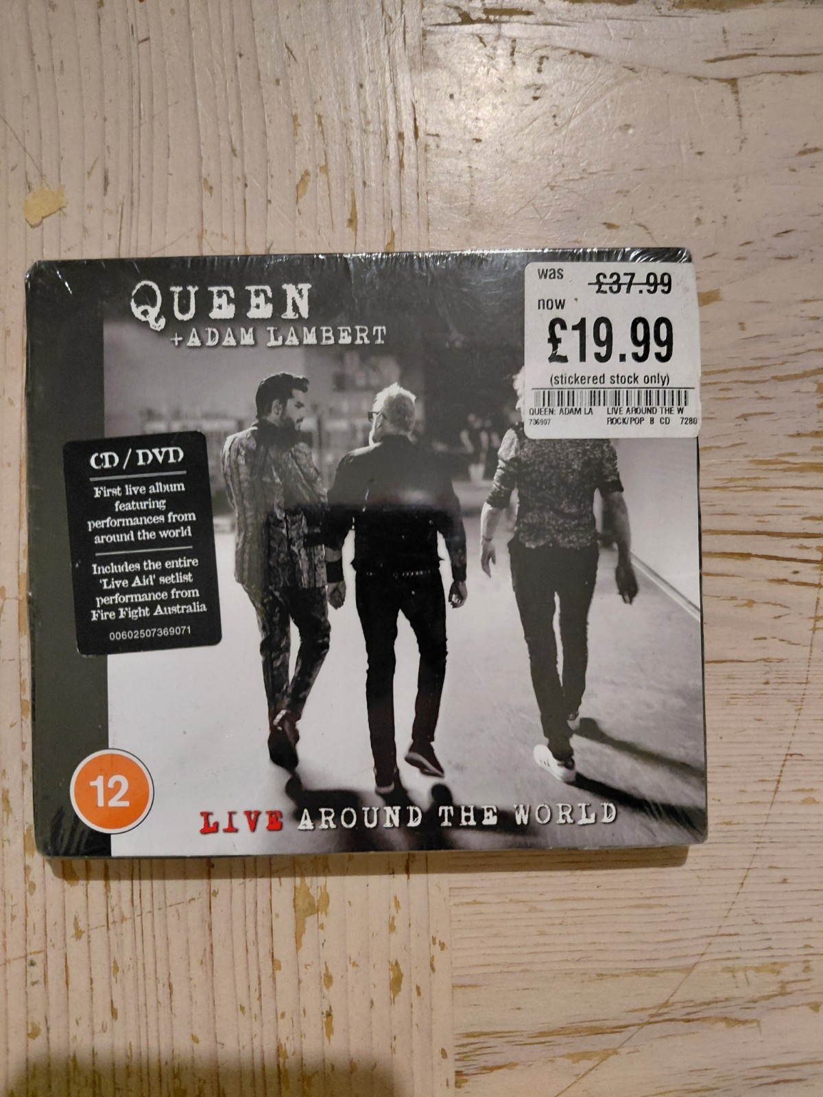 Live Around the World by Queen &Adam Lambert (CD & DVD, 2020) New Sealed