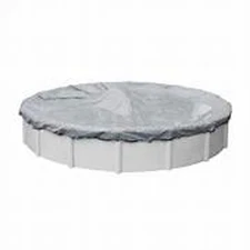 GLI POOL PRODUCTS 45-0012RD-PRM-4-BX-SLV Pool Cover 12 Ft Round Silver 16 Ft