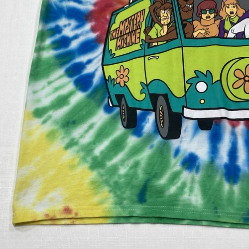 T-shirt uomo Scooby Doo The Mystery Machine tie dye grafica taglia M - Foto 5 di 13