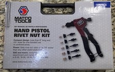 Matco Tools Hand Riveter Rivet Nut Kit Sets Sae Metric Rivets Nos New Open Box