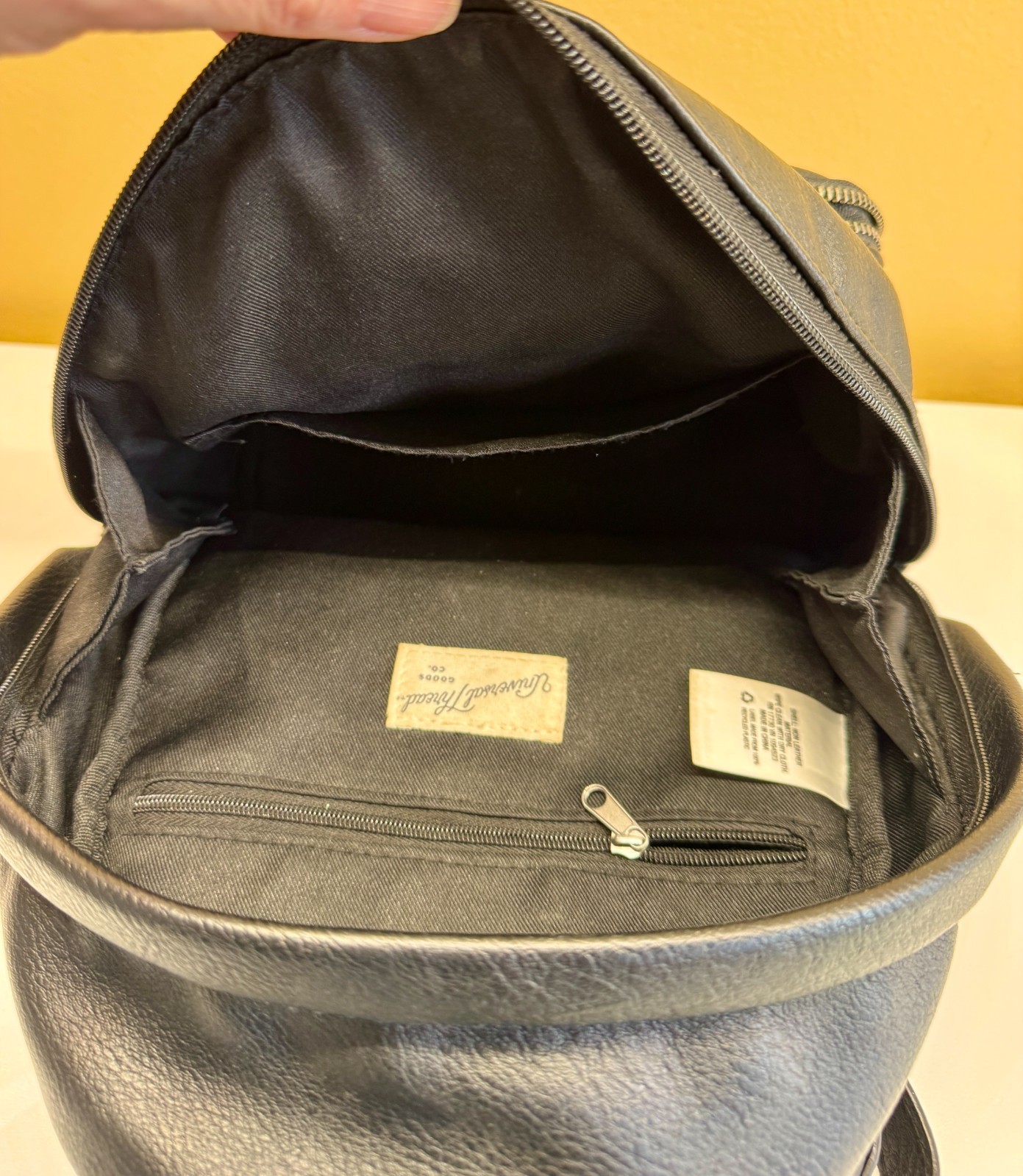 Universal Thread Black Mini Dome Backpack Vegan L… - image 5