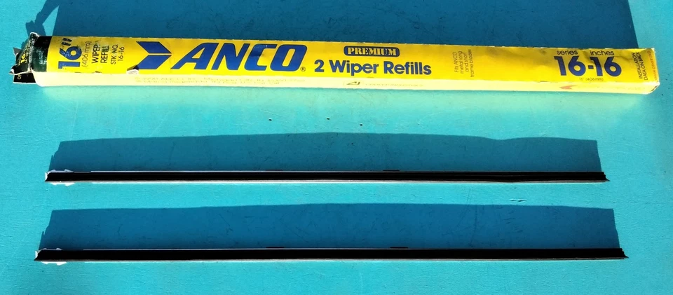 1960s Chrysler 16" Wiper Blade Replacement Anco Original Set of 2 Dodge Plymouth - Image 4 of 4
