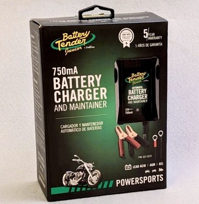 Deltran 021-0123 Battery Tender Junior 12V 750mA Automatic Battery Charger. New!