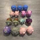 Vintage Burger King Pokemon Spinning Top Toys Lot Of 15 Look