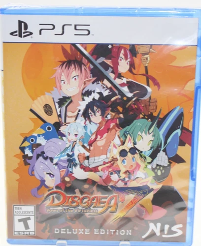 Disgaea 7: Vows of the Virtueless Deluxe Edition for PlayStation 5 New Sealed