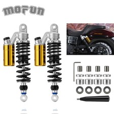 12 Remote Reservoir Rear Shocks For Harley Dyna 1991-2017 Adjustable Piggyback