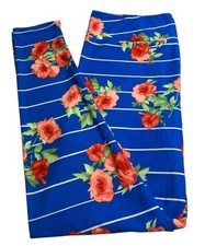 LuLaRoe Leggings TC2 Tall Curvy 2 Floral BLACK TEAL Stripe ROSE Watercolor SOFT