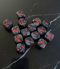 15x Blood Angels Dice Set Death Company Space Marines BitsWarhammer 40K