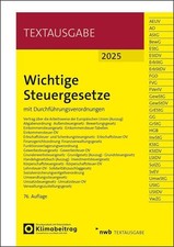 NWB Gesetzesredaktion / Wichtige Steuergesetz...
