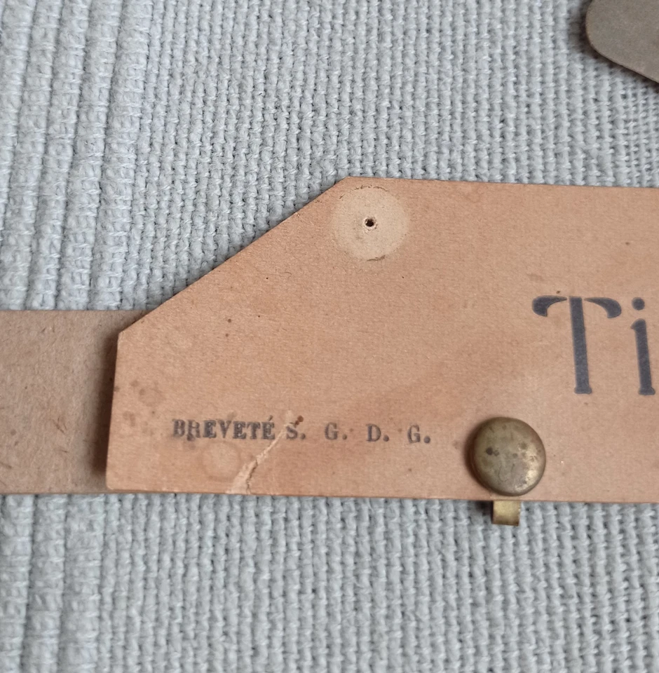 Ancien Carton à Système Tire la Barbichette Caricatures Fallières Mattis 1910 - Photo 3/4