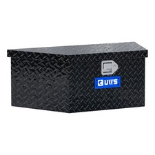 Uws Gloss Black Aluminum 34 Trailer Tongue Box With Low Profile Tool Box Uws Gloss Black Aluminum 34 Trailer Tongue Box With Low Profile Tool Box
