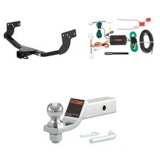 CURT Trailer Hitch Tow Package With 2in Receiver, Wiring, 45295 Ball Mount-13575