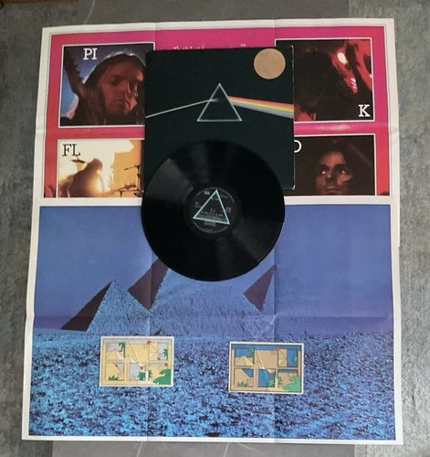 RARE PINK FLOYD -DARK SIDE OF THE MOON-1ST UK PRESS-2ND ISSUE-VG+/EX-AUDIO