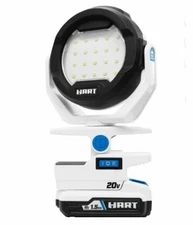 20V HART LED Clamp Light Kit, 900 Lumens, (1) 1.5Ah Battery