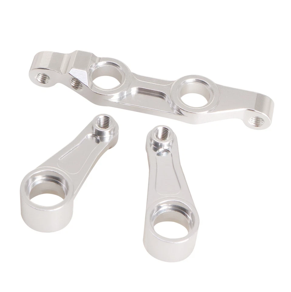 LCX RC Truck Front Steering Arm Set Bridge for Tamiya Hornet EVO Grasshopper - Image 2 of 4