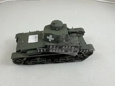 Light Military Tank Pz.Kpfw. 35(t) Toy Diecast Plastic Model for Adults & Kids