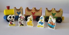 Melissa Doug - Disney MICKEY MOUSE Friends ALL ABOARD TRAIN - Wooden Toy Set