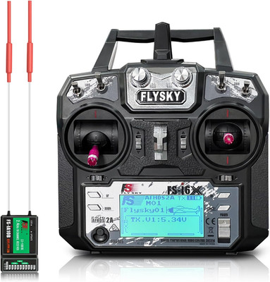 Flysky Fs-I6X 10Ch Transmitter with Fs-Ia10B Receiver, 2.4Ghz RC Controller for 