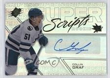 2024-25 SPx Superscripts Rookies Collin Graf #SSR-CG Auto 13og