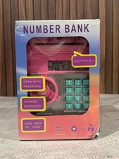Electronic Password Safe Piggy Bank Kids Coin Bill Auto Insert ATM Toy New
