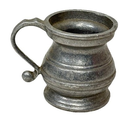 Vintage RWP Wilton Plough Tavern Armetale Pewter 2'' Individual Syrup Pitcher USA