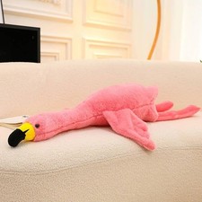 XQEYNT Pink Flamingo Plush Pillow Stuffed Animal - 26 Inch 27Inch, 27"pink