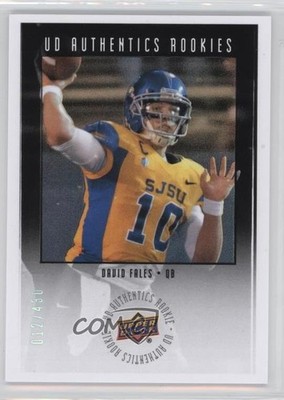 2014 Upper Deck UD Authentics Rookies 12/430 David Fales #UA-50 RC 1x9