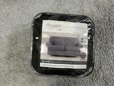 Sure Fit Ultimate Heavyweight Stretch Suede Individual 2 Piece T-Cushion Love...