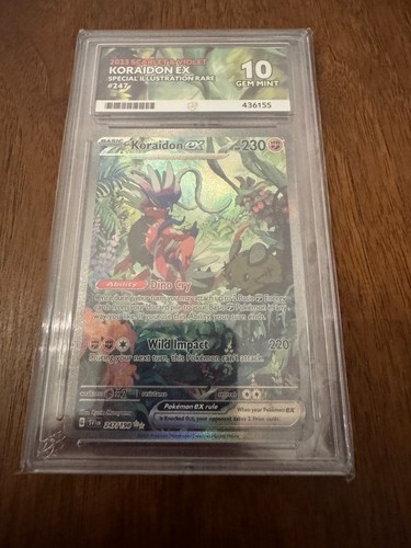 Koraidon ex graded ACE 10 for sale on eBay
