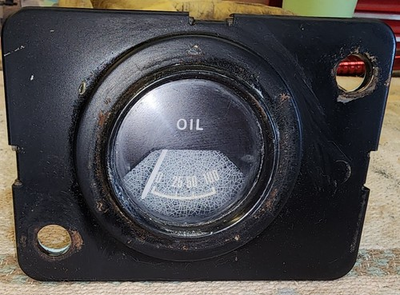 #ad 1967 1968 MERCURY COUGAR XR 7 XR7 G GTE DASH OIL PRESSURE GAUGE $35.00