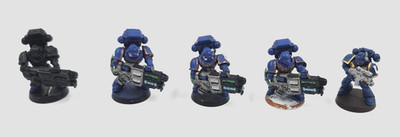 Devastator Squad Grav Cannon Ultramarines Space Marines Warhammer 40K classic