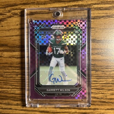GARRETT WILSON Rookie Auto 2022 Panini Purple Power Prizm SP /49 RC