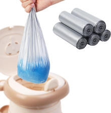 Potty Liners for Portable Toilet 75-Count, 16.2" 15.8" Universal-Fit Travel Bags