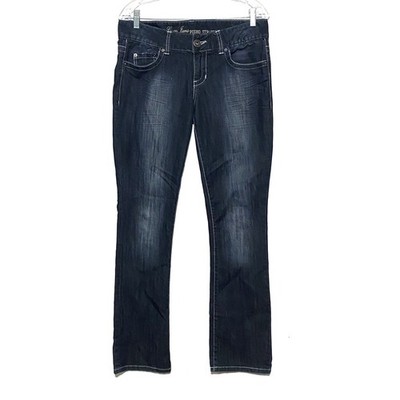 Guess Jeans Pismo Straight Dark Wash Denim Womens 29 Stretch Capsule Normcore